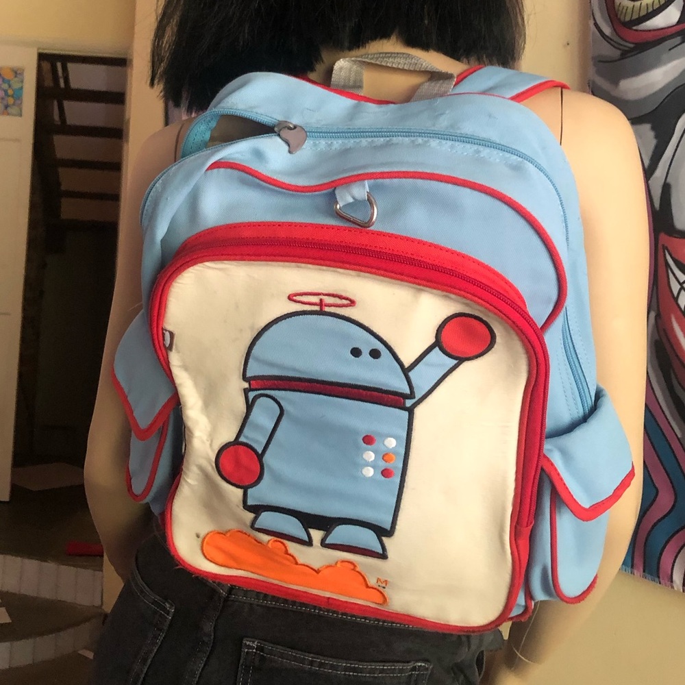 Super cute medium sized space ship backpack